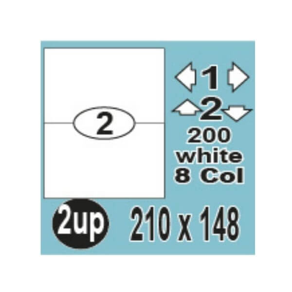 Blank Labels - Half Sheet - 210mmx148mm